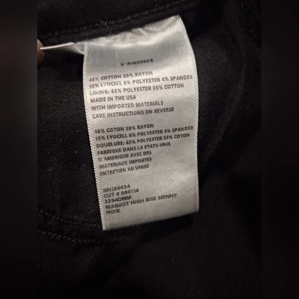 L'AGENCE Black Skinny Jeans - Picture 6 of 6